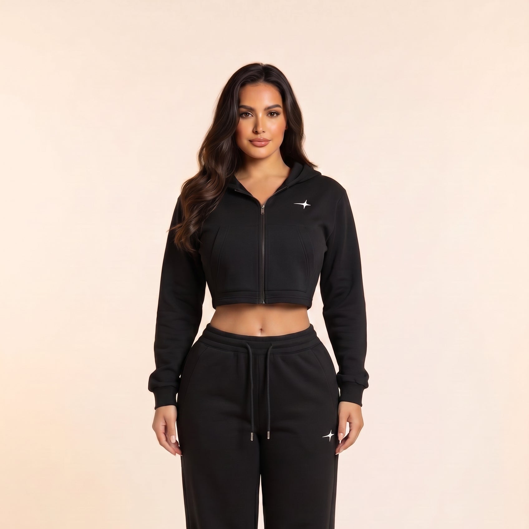 Sweatshirt com Capuz e Fecho AETH Ora
