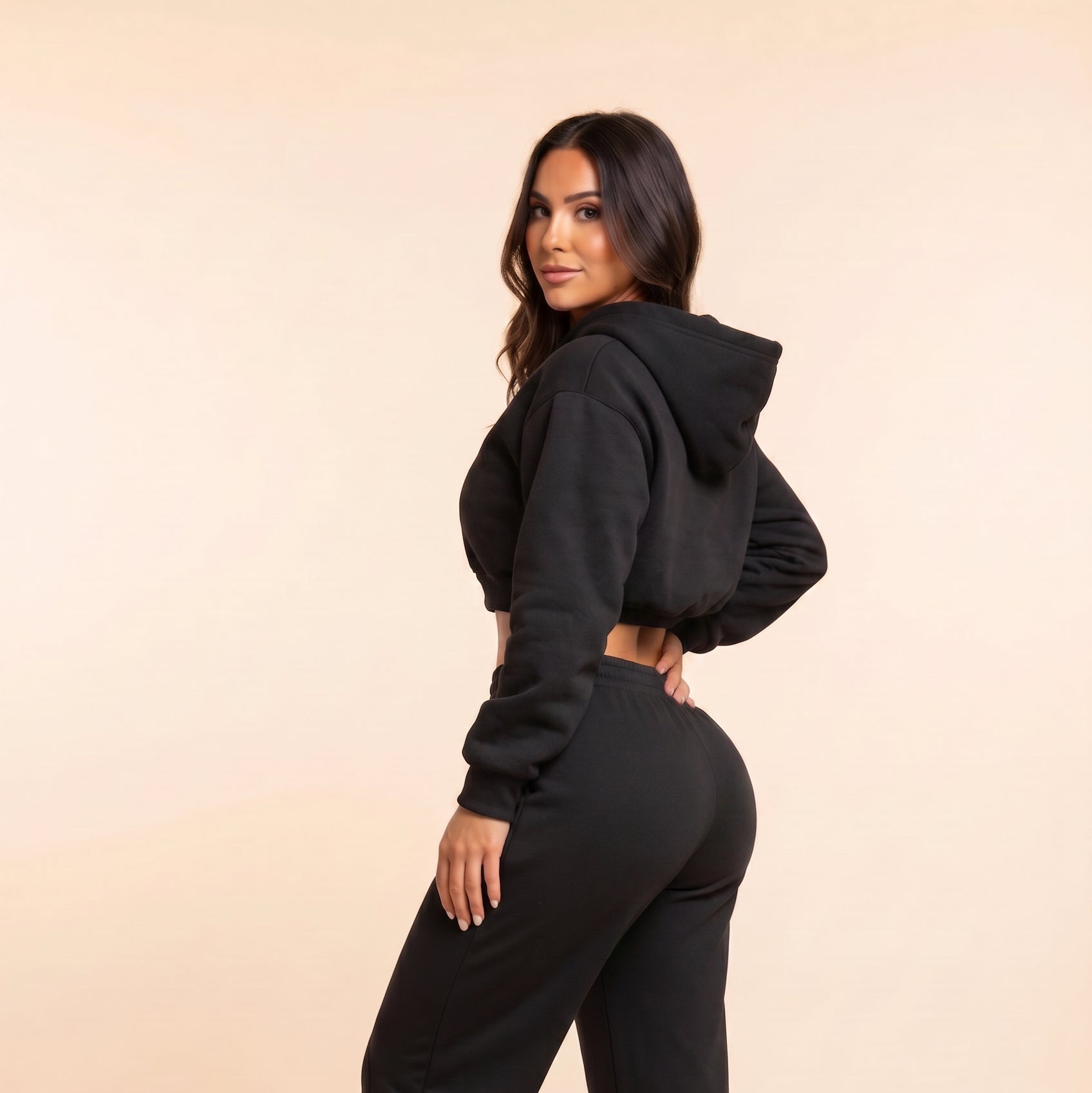 Sweatshirt com Capuz e Fecho AETH Ora