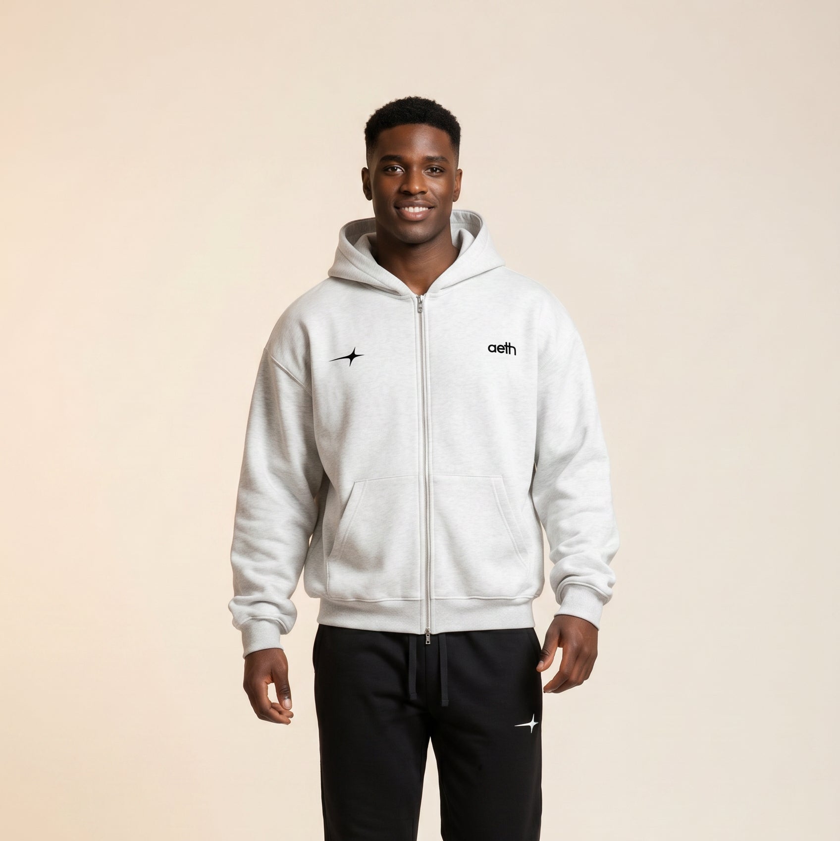AETH Kael Zip Hoodie